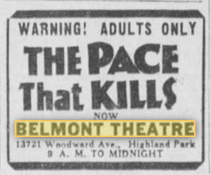 Belmont Theatre - 1936 AD